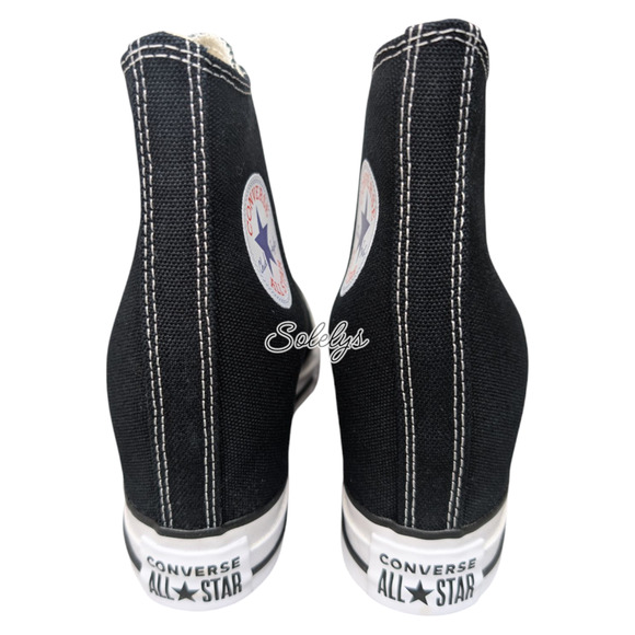 Converse Chuck Taylor All Star Hidden Wedge Platform Black White Sneaker 6 NEW - Picture 4 of 10